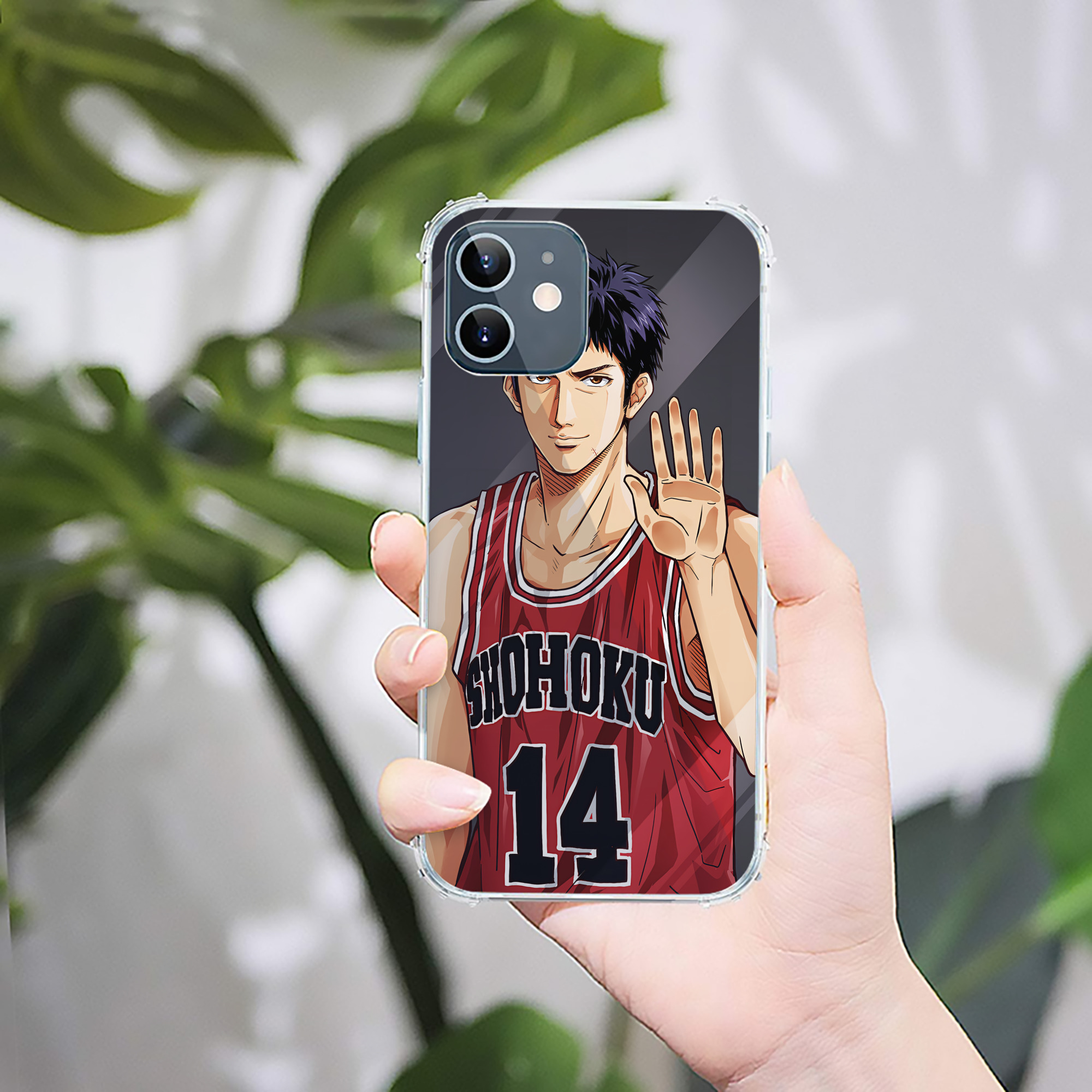 （画像用） SLAM DUNK／スラムダンク 【iPhone 12シリーズ対応】透明スマホケース（クリアソフトケース）